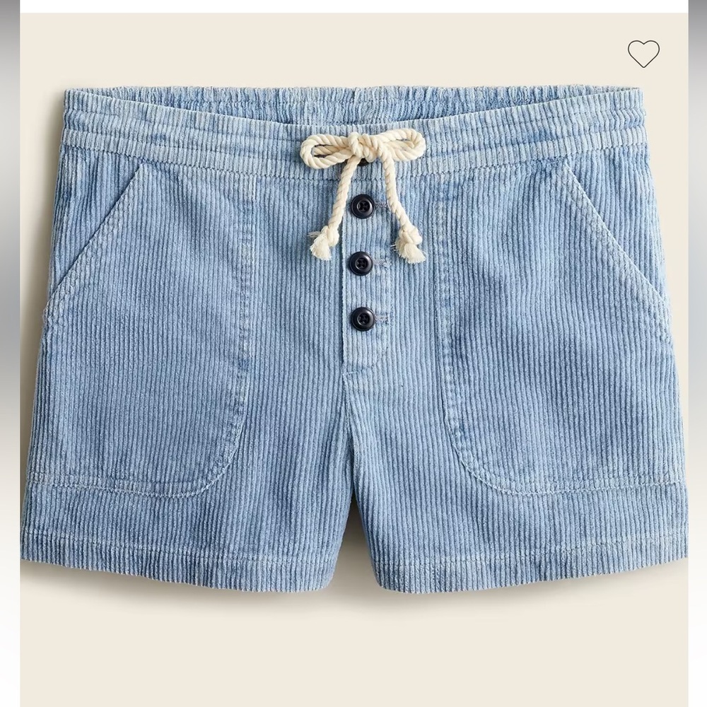 J. Crew Pull-On Corduroy Shorts XXS